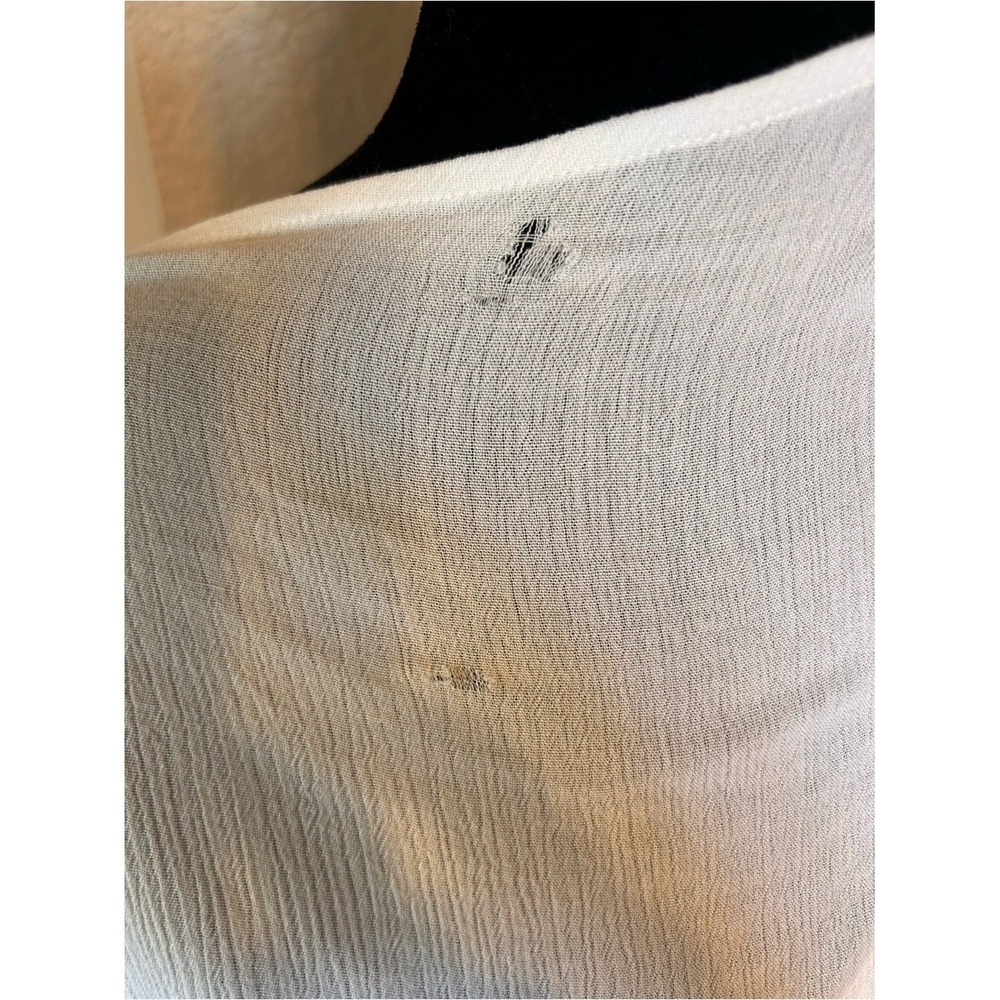 Kona Sol Swim White Tie-Front Split Leg Pull On Pants Size Large - Picture 5 of 7